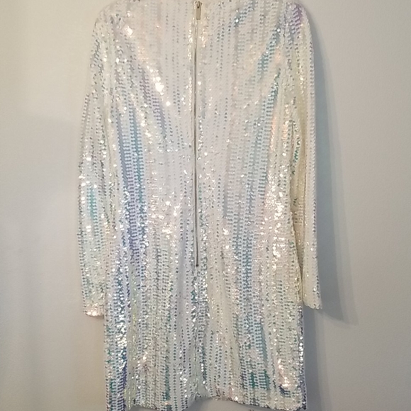 Elliatt Iridescent long sleeve sequined dress - Picture 3 of 4